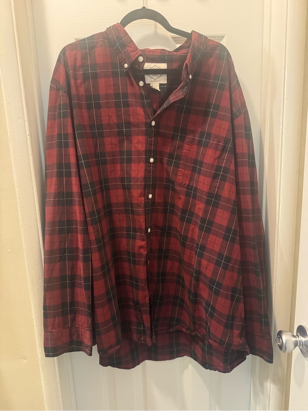 NEST Fragrances Red and Black Plaid Button-Down Shirt
